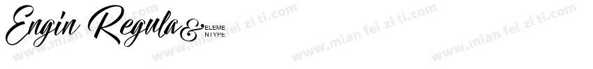 Engin Regula字体转换